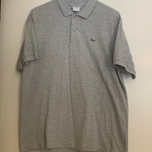 Lacoste XL Classic Short Sleeve Polo Gray